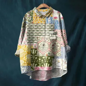 Natacia | Elegant Floral Shirt