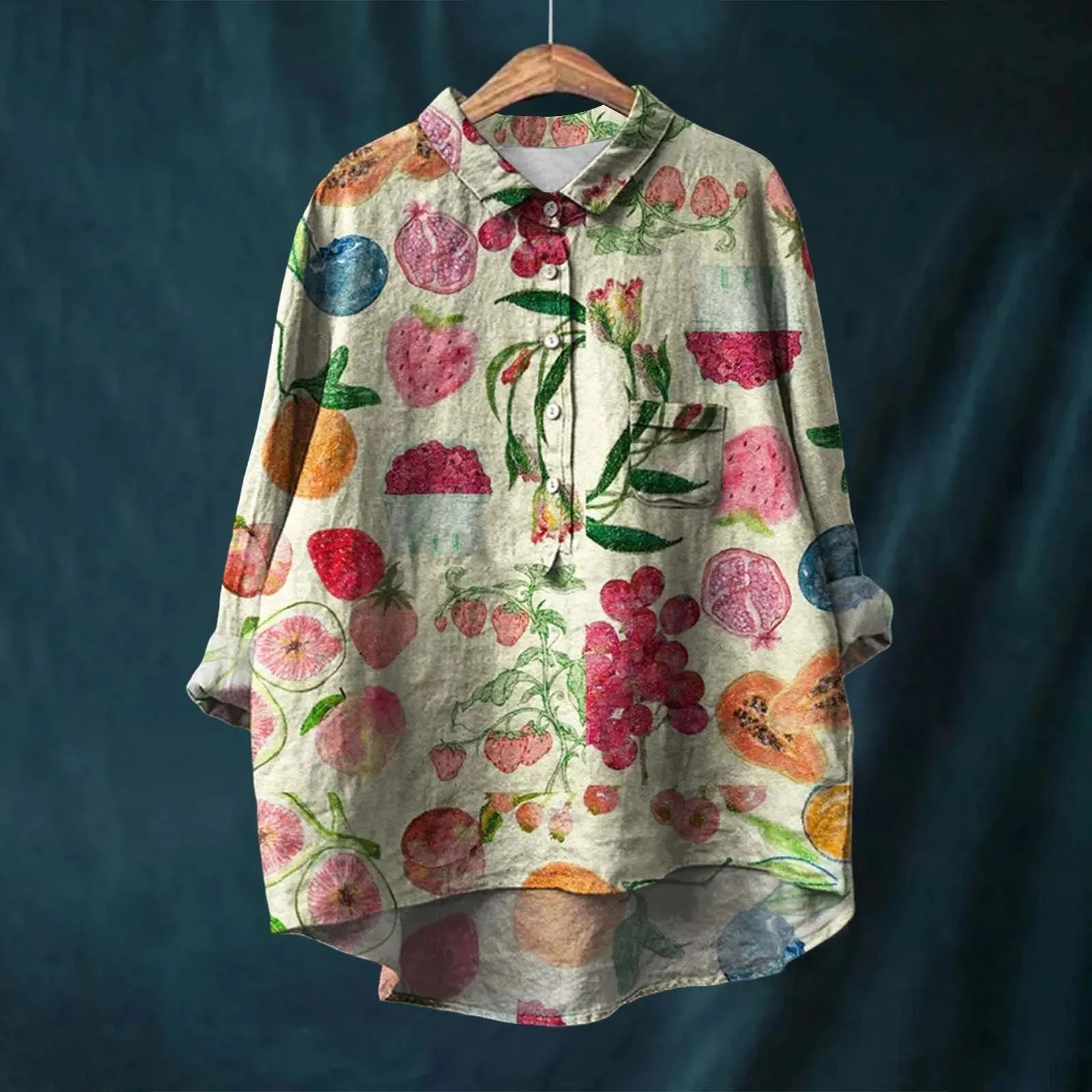 Natacia | Elegant Floral Shirt