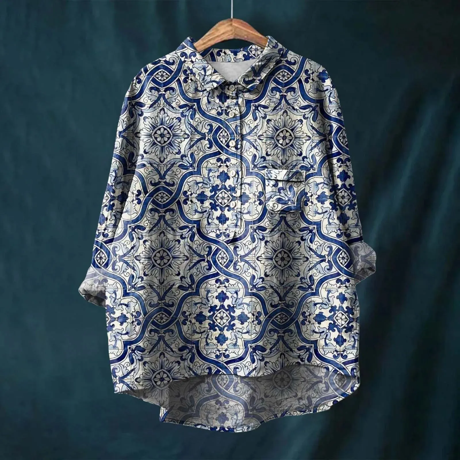 Natacia | Elegant Floral Shirt