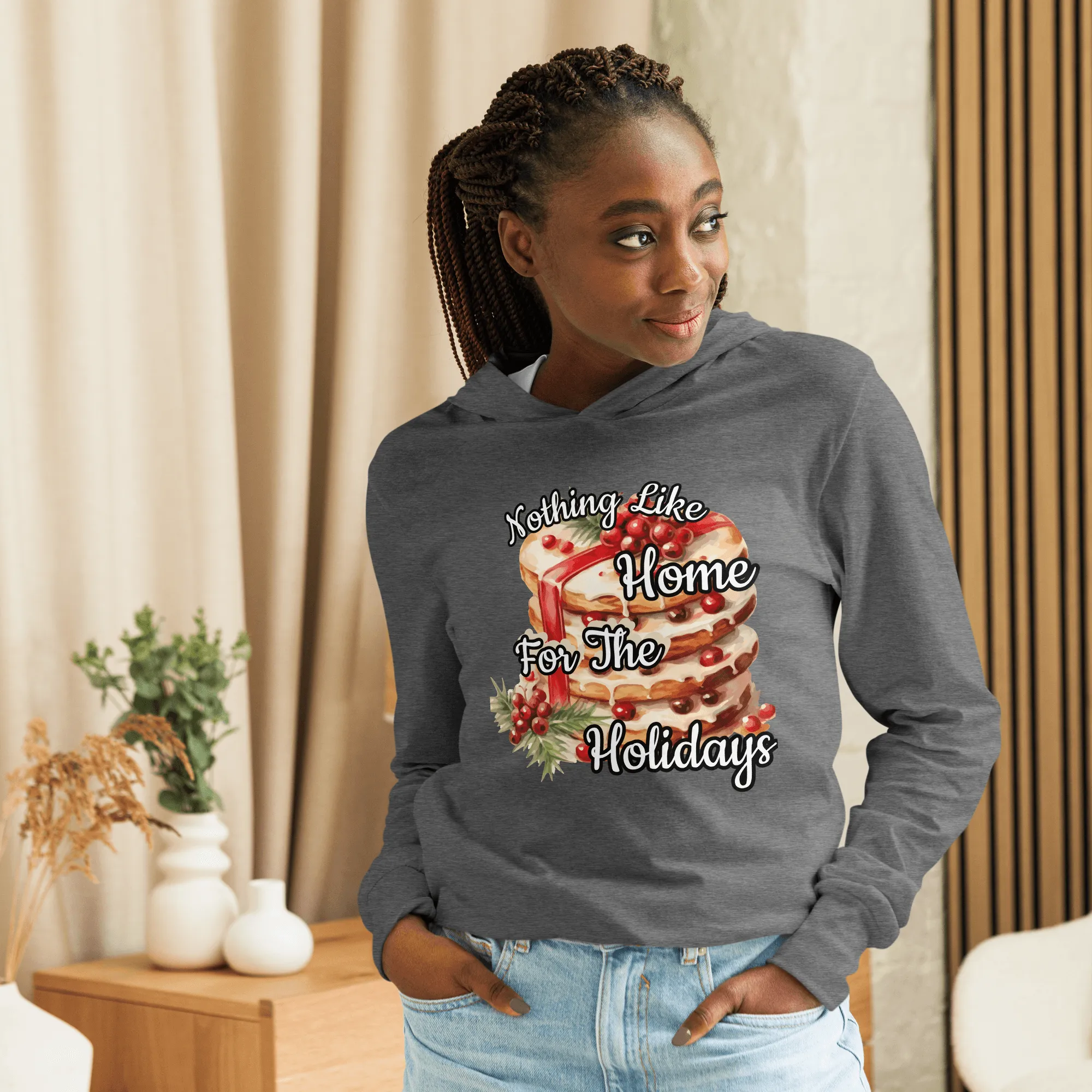 Nothing Like Home Hooded long-sleeve tee