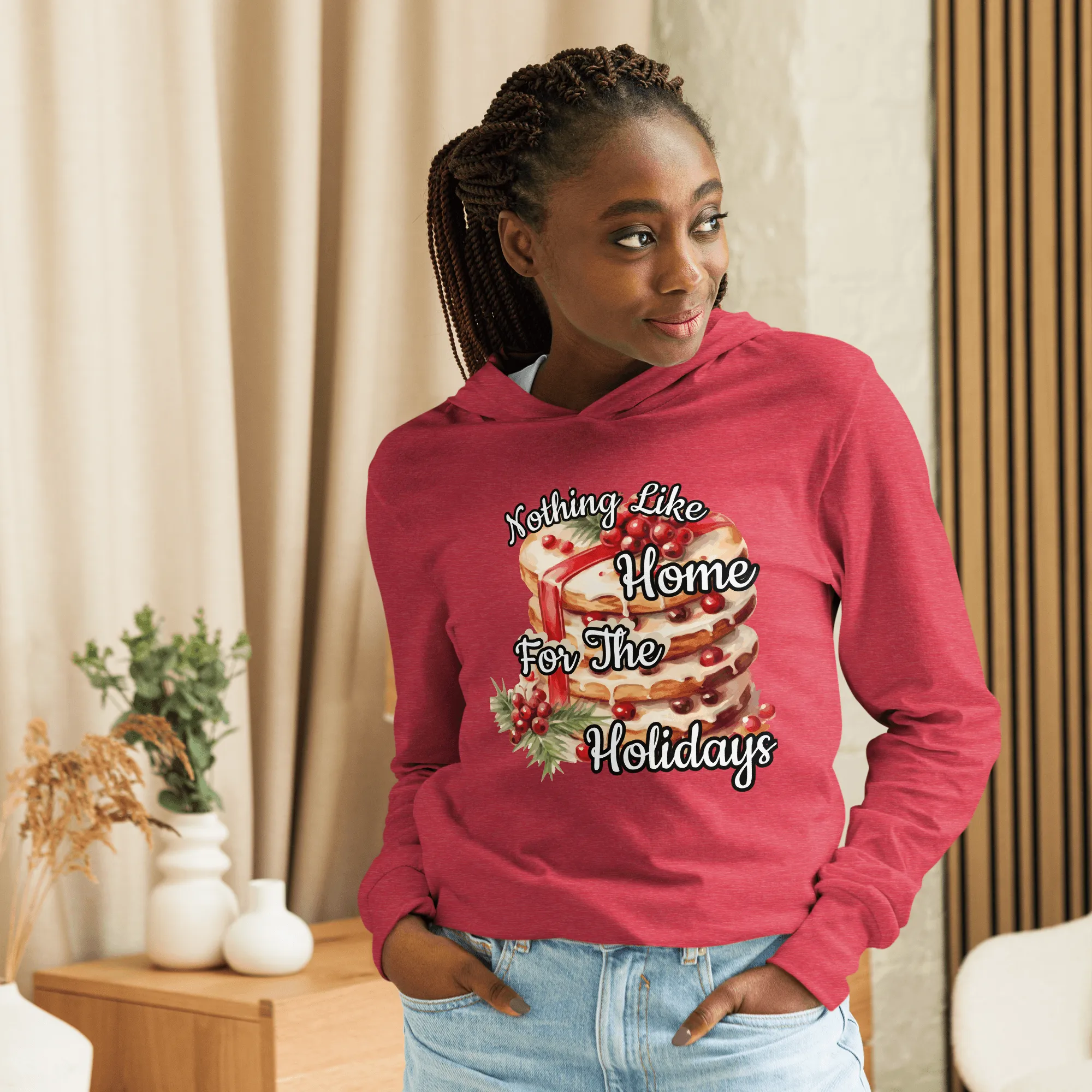 Nothing Like Home Hooded long-sleeve tee