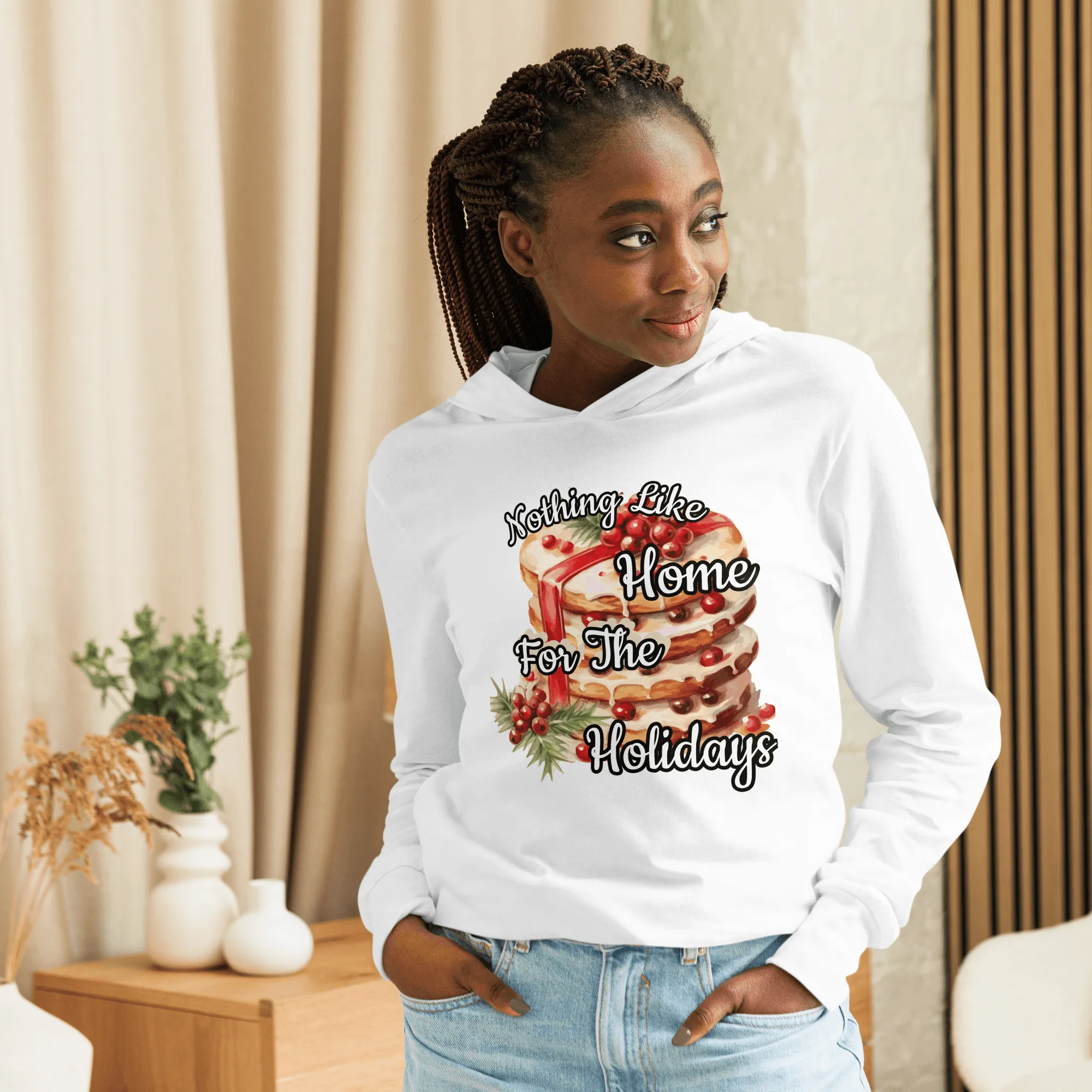 Nothing Like Home Hooded long-sleeve tee