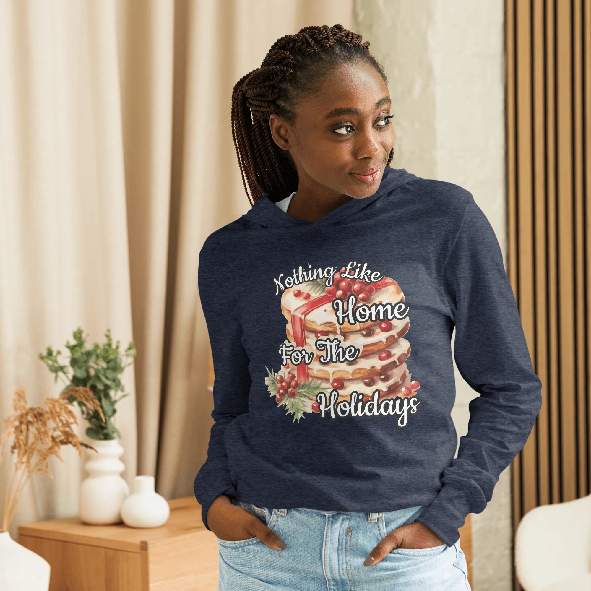 Nothing Like Home Hooded long-sleeve tee