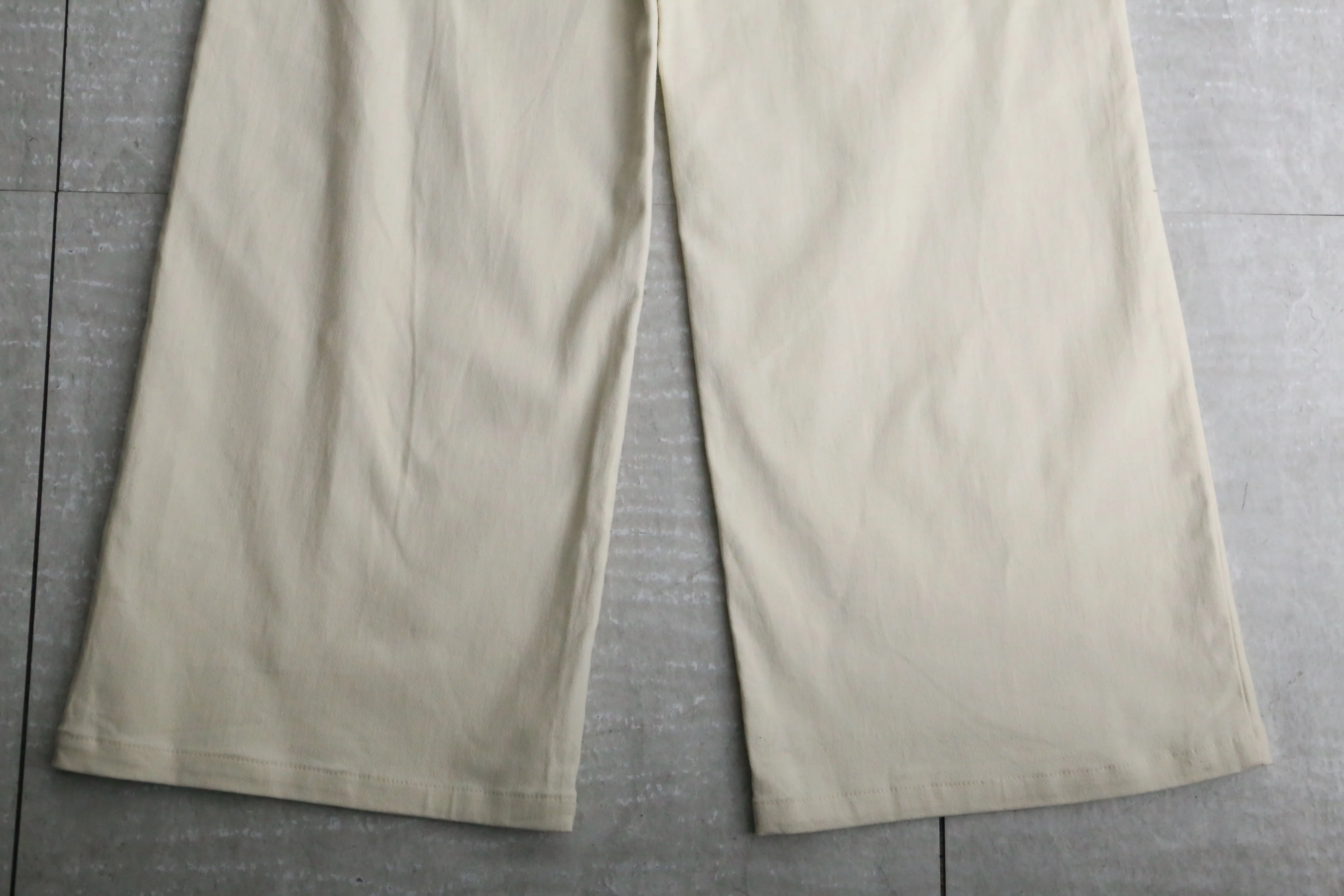 off-white belted design flare pants