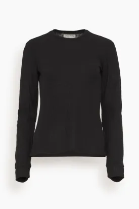 Ortigia Long Sleeve T-Shirt in Black
