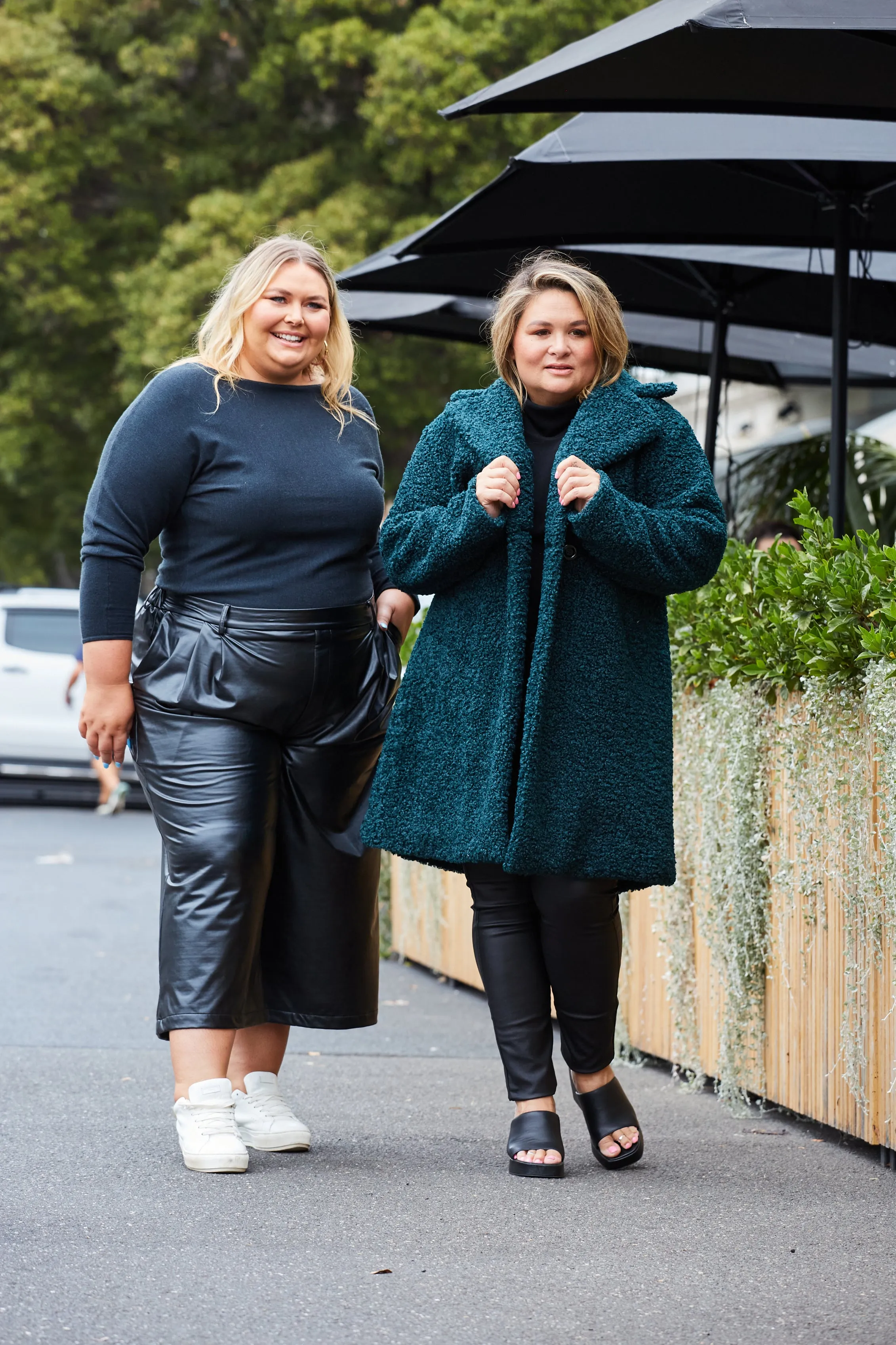 Oversized Teddy Coat - Teal