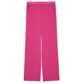 Patrizia Pepe Elegant Fuchsia Palazzo Trousers