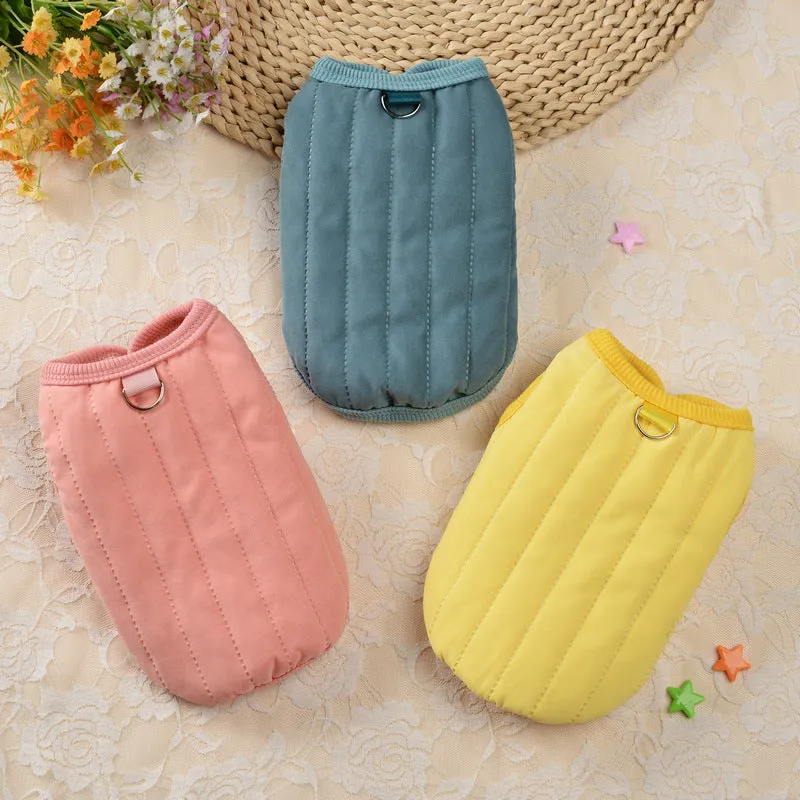Pet Clothing 2024 | New Autumn Double-Sided Warm Dog & Cat Clothes | Teddy Small Dog Autumn & Winter Wear
