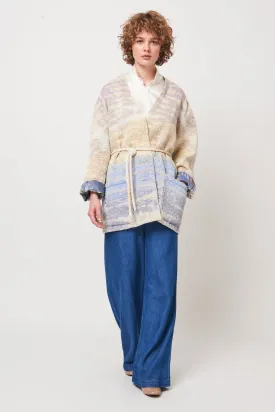 Rainbow Halo Treatment Quilted Overcoat