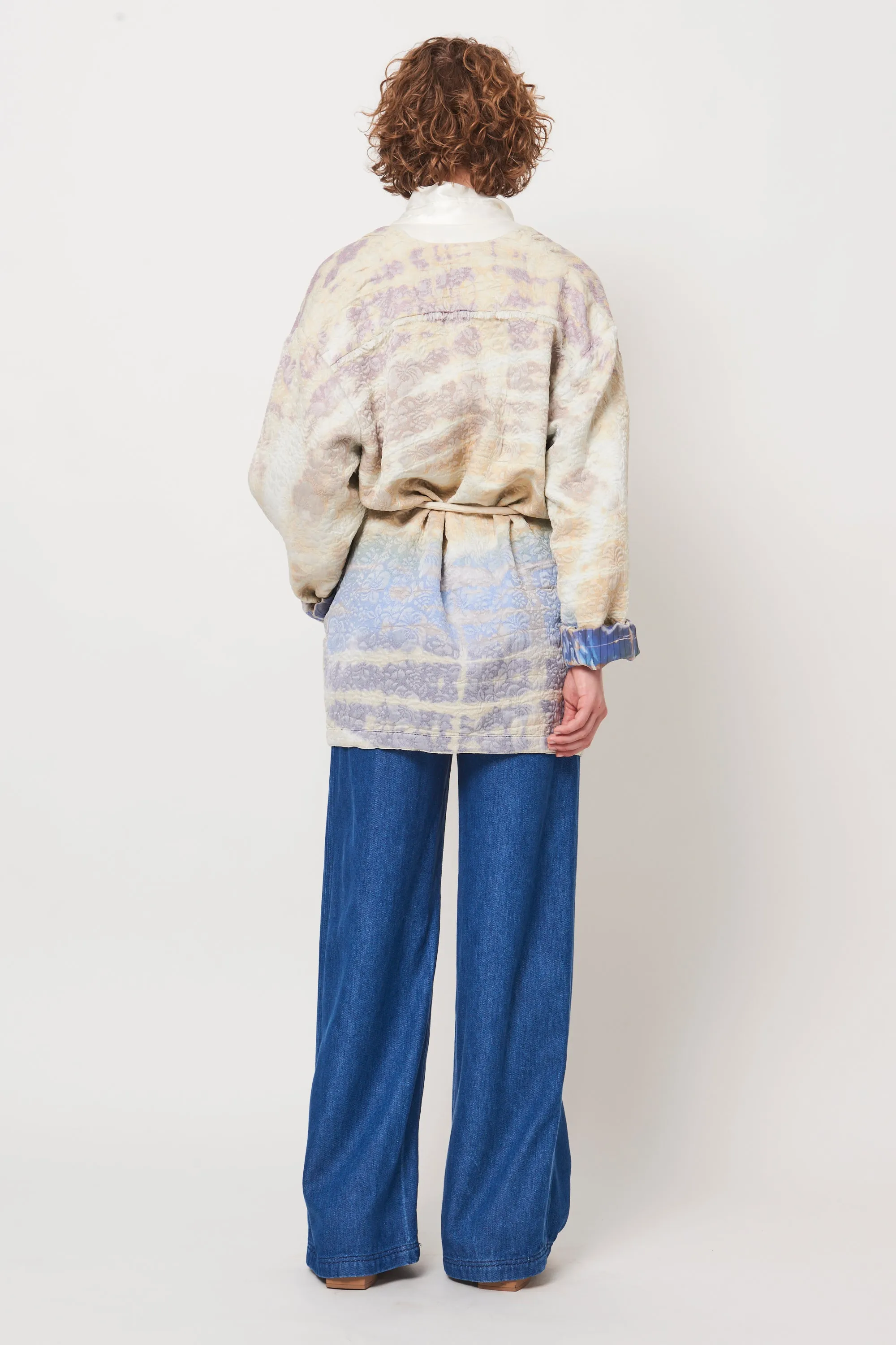 Rainbow Halo Treatment Quilted Overcoat