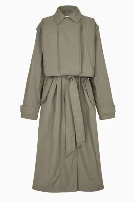 Samse Samse Saraff Trench Coat - Vetiver