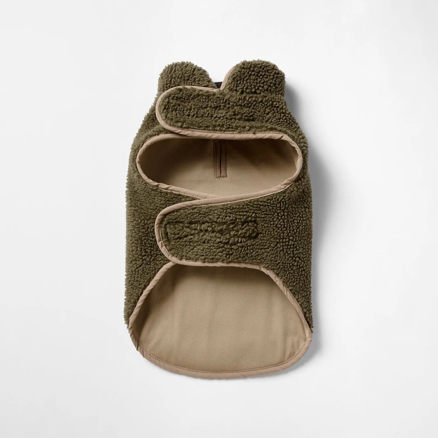 Snooza Wear – Teddy Pocket Coat – [Khaki/Fawn]