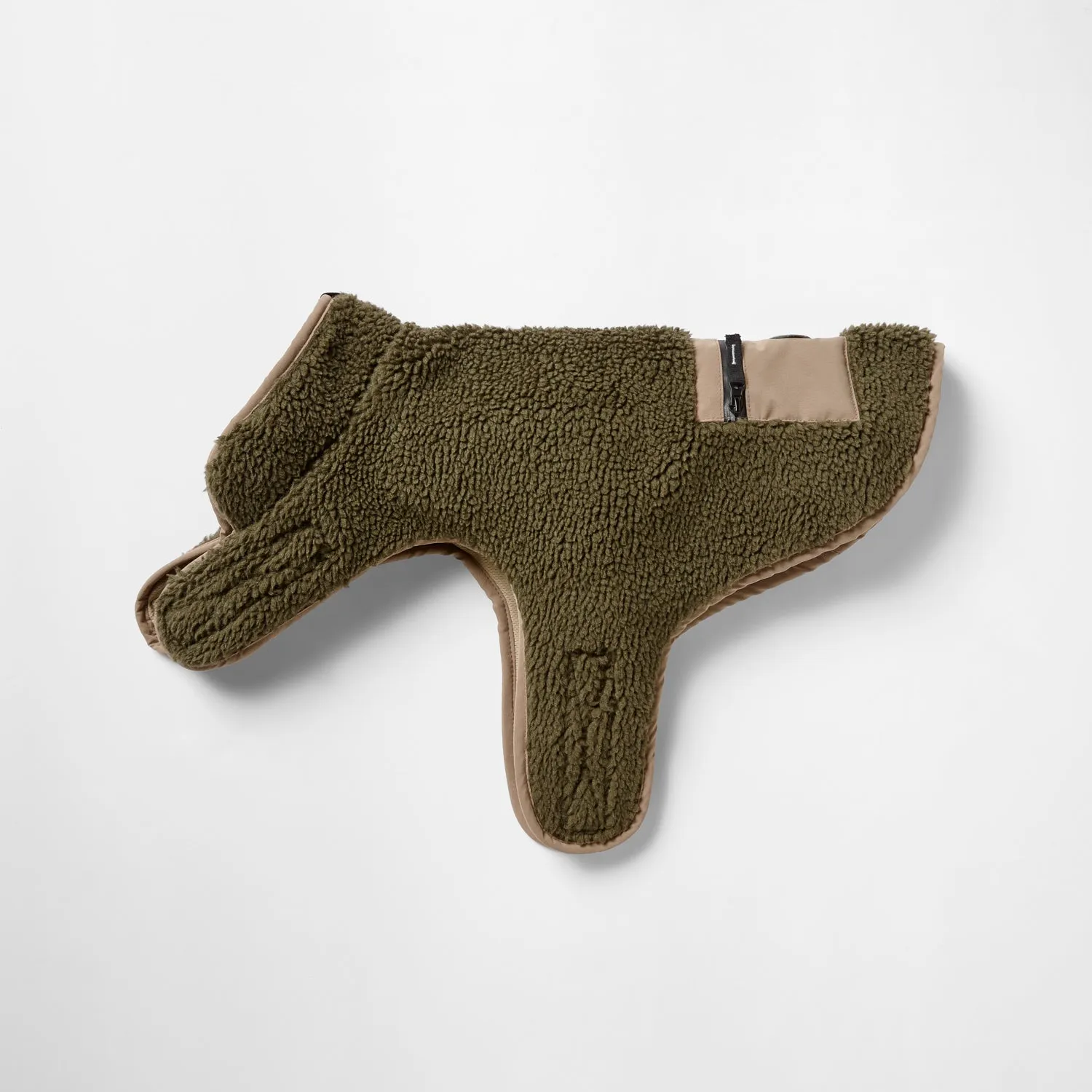 Snooza Wear – Teddy Pocket Coat – [Khaki/Fawn]
