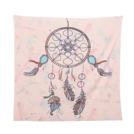 Square India Bohemian Hippie Tapestry Beach Throw Roundie Mandala Towel Yoga Mat