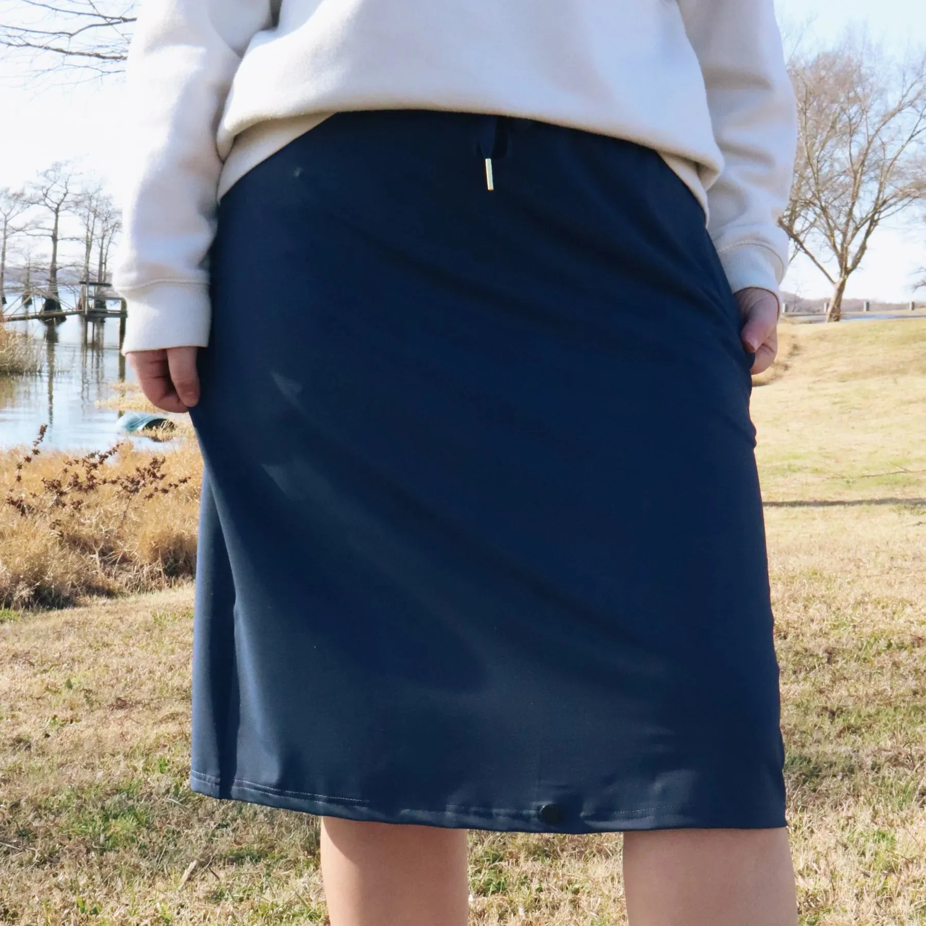 Stella Navy Athletic Skirt