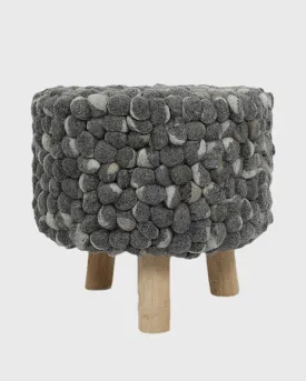 Stone Dark Grey Stool
