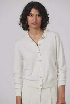 Sylvia Cardigan Ecru