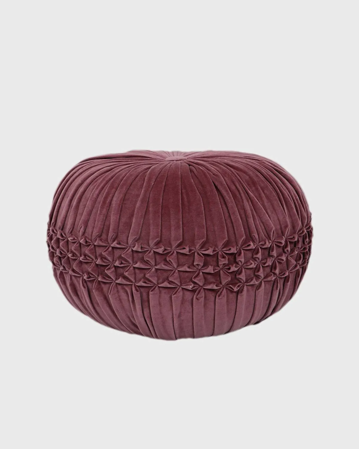 Velvet Rani Pink Pouf