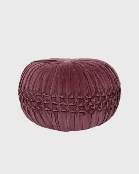 Velvet Rani Pink Pouf