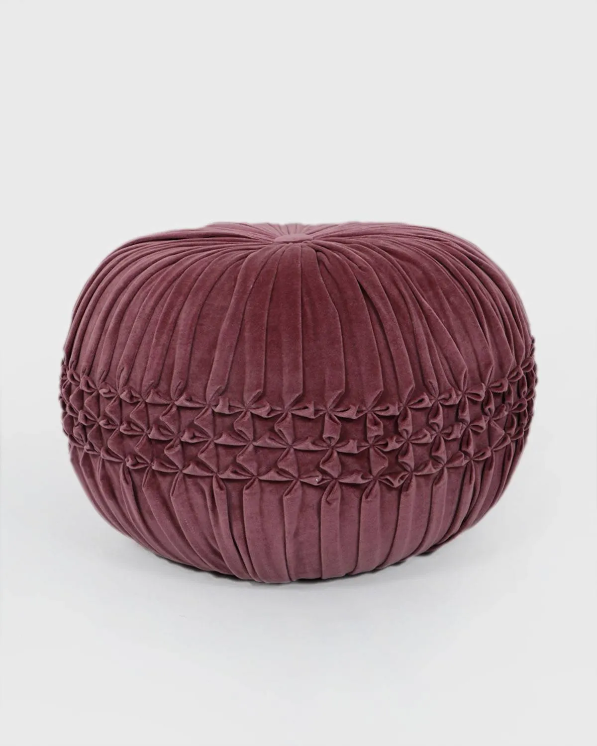 Velvet Rani Pink Pouf