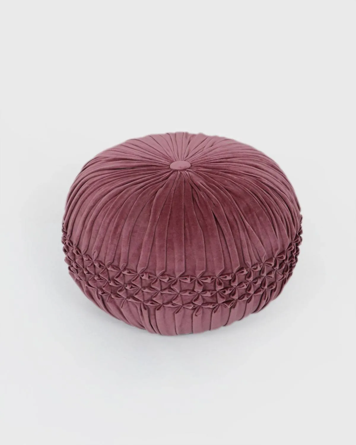 Velvet Rani Pink Pouf