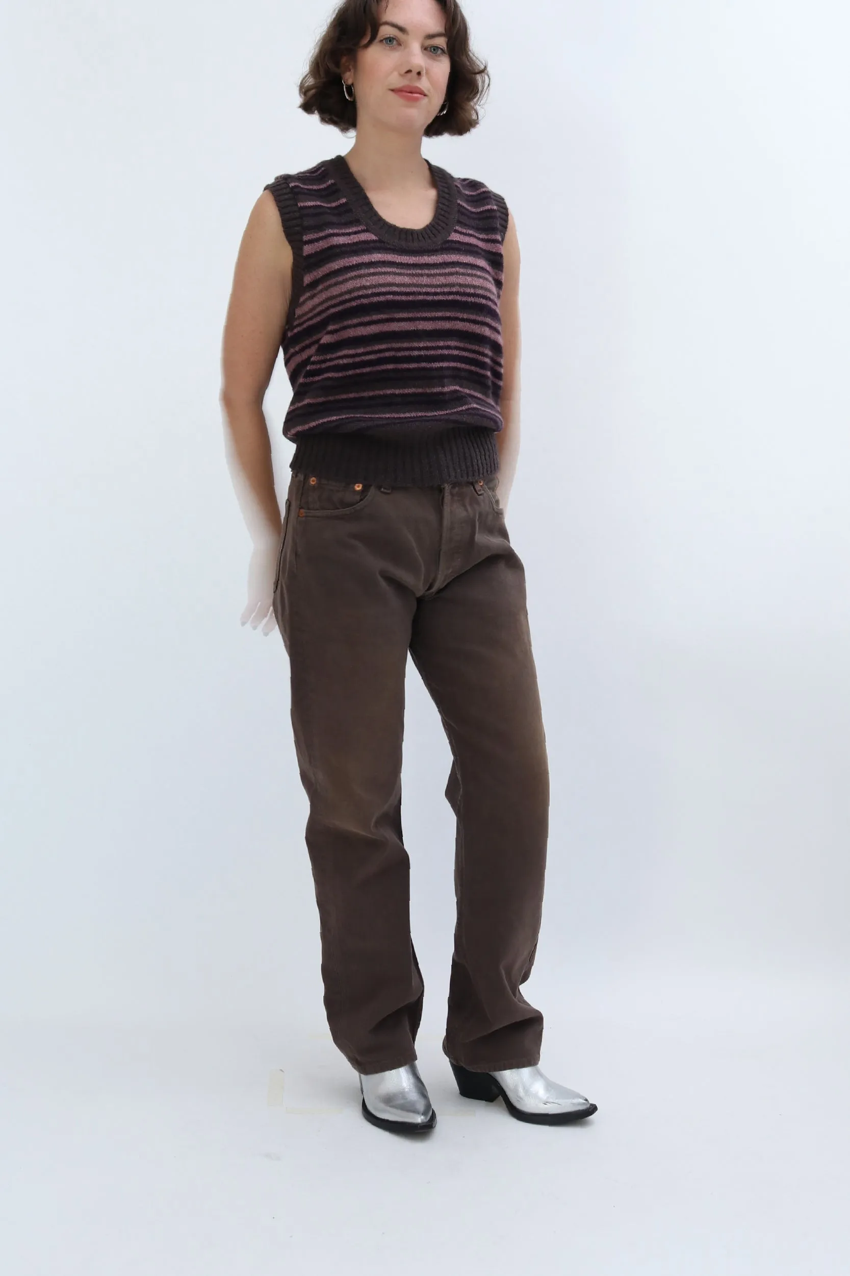 VINTAGE ST MICHAELS SLEEVELESS KNIT