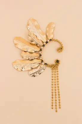 Woman With Wings Ear Cuff