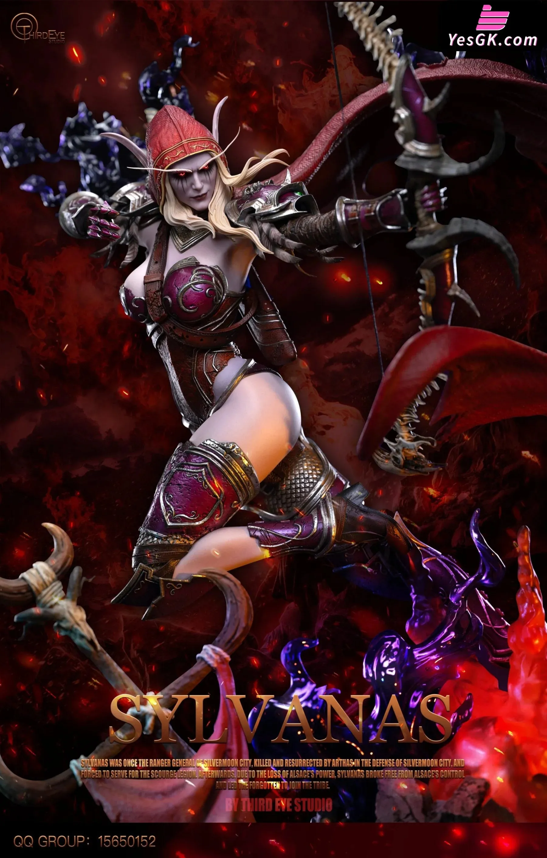 World of Warcraft Sylvanas Windrunner Resin Statue - Third Eye Studio [Pre-Order]